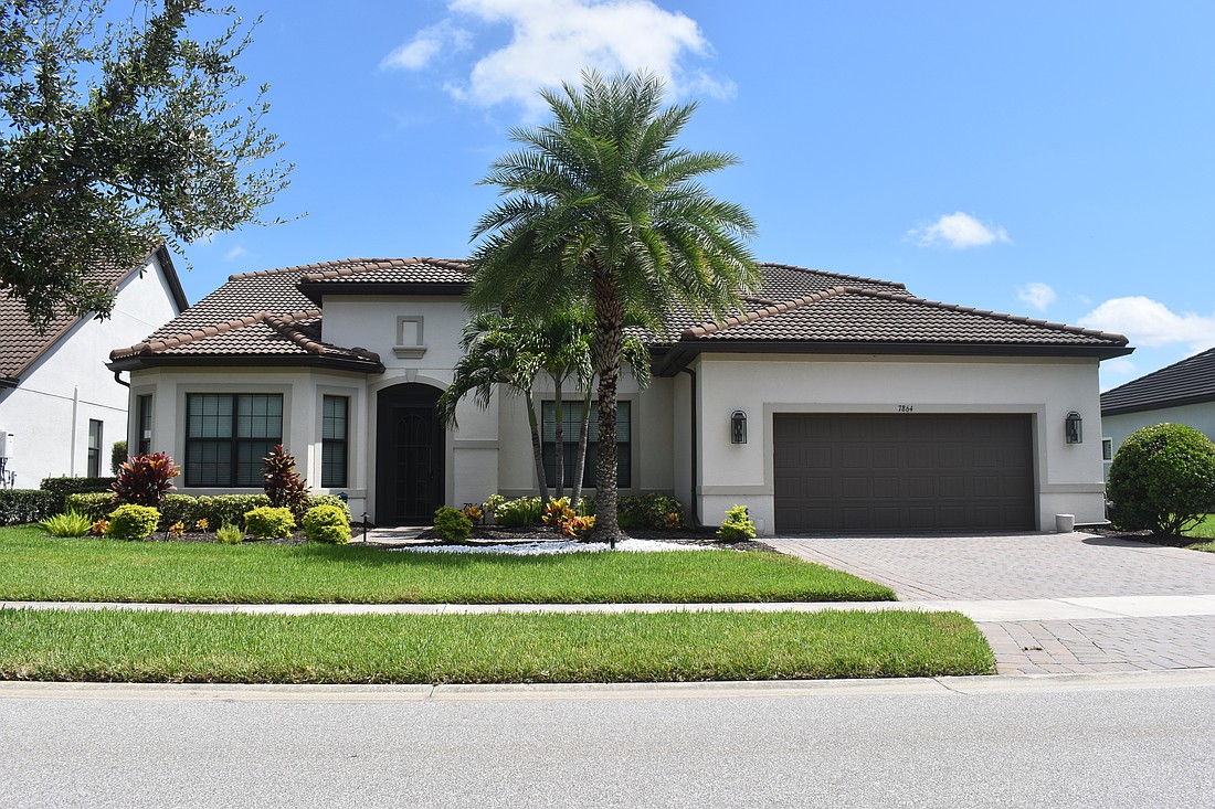A Shoreview home at 7864 Grande Shores Drive sold for $1.8 million. Built in 2018, it has five bedrooms, four-and-a-half baths, a pool and 4,413 square feet of living area.