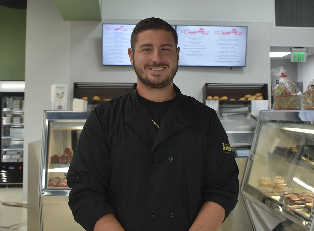Jordan Arcari, 33, is the owner, operator and chef of Eatalia Market at Waterside. The products are imported from Italy and they offer fresh grab and go meals. Customers can also purchase other products such as wine, cheese and meats to cook authentic Italian cuisine themselves.